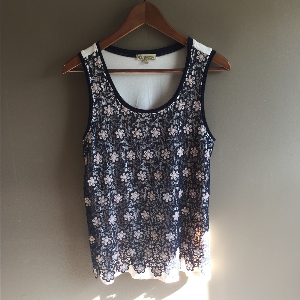 Democracy Sleeveless Top S